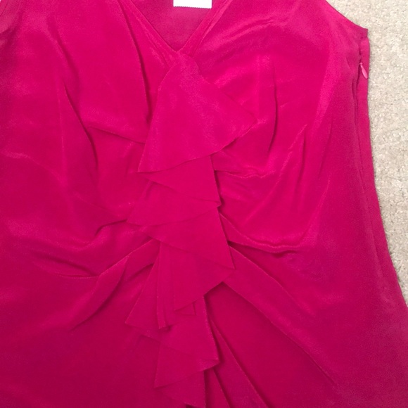 J Crew Factory Sleeveless Silk Top - Picture 4 of 4